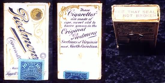 Piedmont Cigarettes Pack